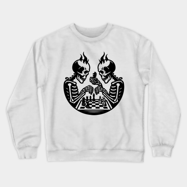 death play chess Crewneck Sweatshirt by lkn